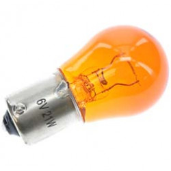 Kugellampe 6V 21W BA15s (orange)