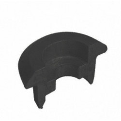 Stützringhälfte klein - schwarzer Kunststoff - Halbschale für Stoßdämpfer - Mokick/Roller