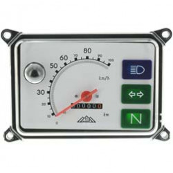 Gerätekombination, Tachometer, Kombiinstrument für SR50, SR80 - ohne Leuchtmittel, Skale weiß - 100 km/h