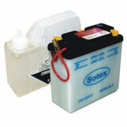 SOTEX-Batterie - 6N4B2A-3 - 6V 4,0 Ah - inkl. Batteriesäure - z.B. für KR51