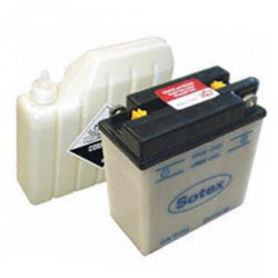 SOTEX-Batterie - 6N11A-1B - 6V 11Ah - inkl. Batteriesäure - für S50, S51, ES150, ES250, TS150, TS250
