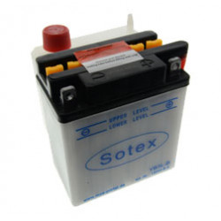 SOTEX-Batterie - YB3L-B - 12V, 3Ah - inkl. Batteriesäure - z.B. für KR51, Umrüstsatz VAPE