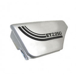 Gehäuse f. Ansauggeräuschdämpfer - silber metalleffekt lackiert - passend für ETZ250