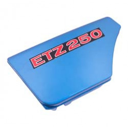 Gehäuse f. Ansauggeräuschdämpfer - blau  metalleffekt lackiert - passend für ETZ250