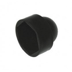 Ziermutterkappe, Abdeckung - Kunststoff schwarz -  Für Mutter- bzw. Schraubenkopf mit Schlüsselweite 24mm