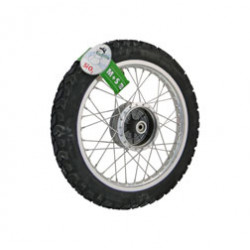 Komplettrad - HINTEN - Winter- 1,5x16 Zoll Alufelge, poliert - Edelstahlspeichen, mit Heidenau-Reifen K42 montiert Komplettrad - HINTEN - Winter- 1,5x16 Zoll Alufelge, poliert - Edelstahlspeichen, mit Heidenau-Reifen K42 montiert