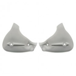 SET Zierbleche zur Vordergabel, rechts und links - 2 Befestigungslöcher, Aluminium - SR2E, SR4-1, KR50