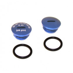 SET Verschlußschraube - Alu blau mit O-Ringen S51, S53, S70, SR50, SR80, KR51/2