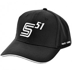 Basecap curved, Farbe: schwarz - Motiv: "S51"