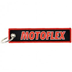 Stoff-Schlüsselanhänger - Motiv: MOTOFLEX - starke Bowdenzüge für Oldtimer
