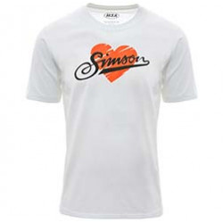  T-Shirt, Farbe: weiß, Größe: 104 - Motiv: SIMSON - 100% Baumwolle