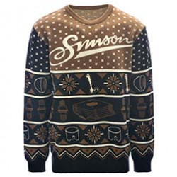 Herren-Strickpullover Ugly Sweater, Farbe: 3-fabig, Größe: XL - Motiv: "SIMSON"