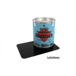 Lackfarbe Leifalit (Premium) schwarz glänzend - 0,5 Liter-Dose