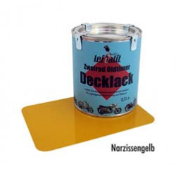 Lackfarbe Leifalit (Premium) narzissengelb/ Saharabraun (hellere Variante) - 0,5 Liter-Dose
