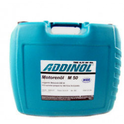 ADDINOL M50 Oldtimer-Motorenöl - SAE 50 - mineralisch - Einbereichsöl, 20 Ltr. Kanister