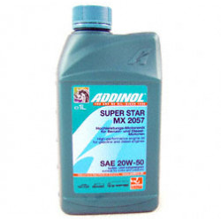  ADDINOL PKW SAE 20W-50 Super Star MX2057, Hochleistungsöl, mineralisch, 1 Ltr. PE-Dose
