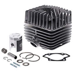 Set Tuningzylinder kpl. mit Tuningkolben und Zylinderkopf für S50 - S63 - Ø45 mm, 63 ccm